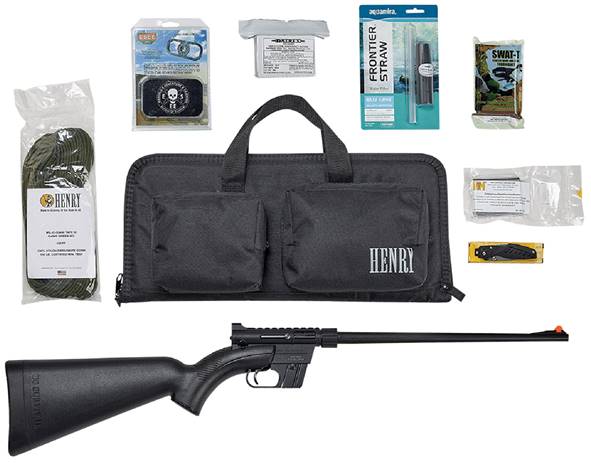 Henry H002BSGB U.S. Survival Pack AR-7 22 LR Caliber with 8+1 Capacity, 16.13